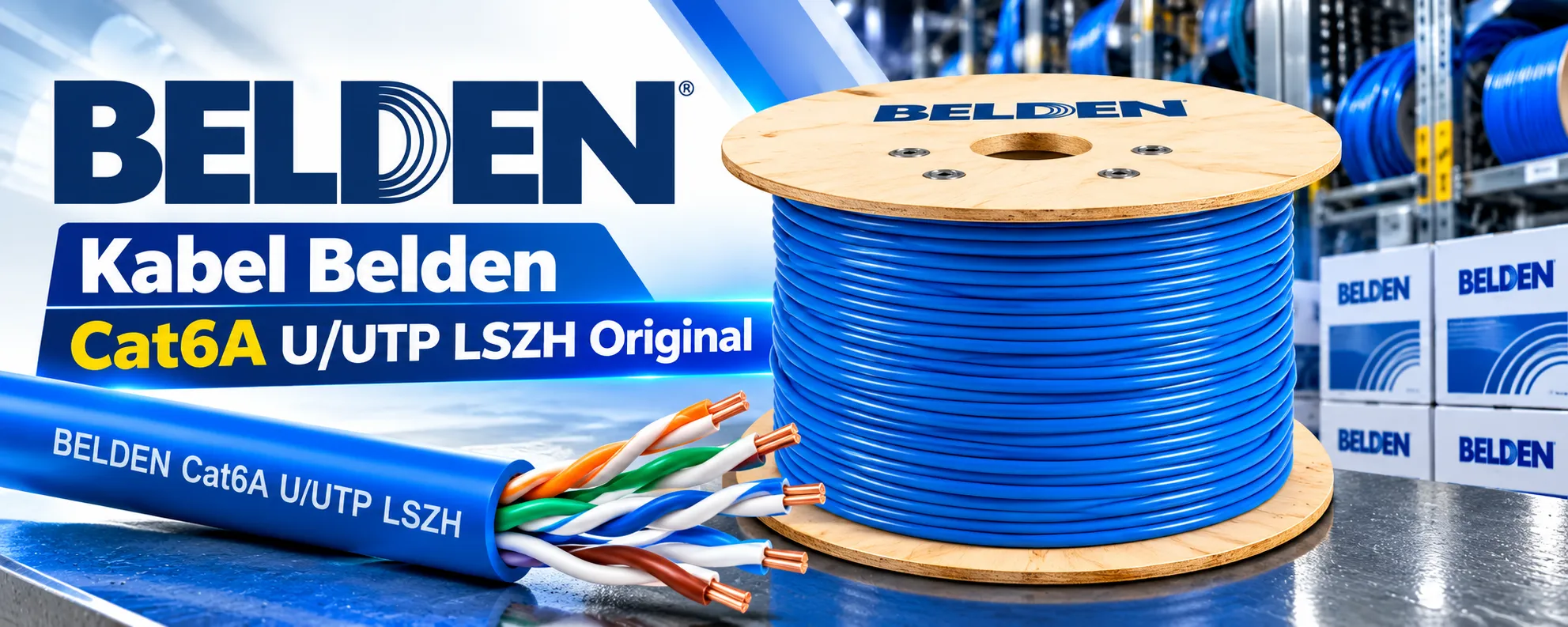 Kabel Belden Cat6A U/UTP LSZH Original