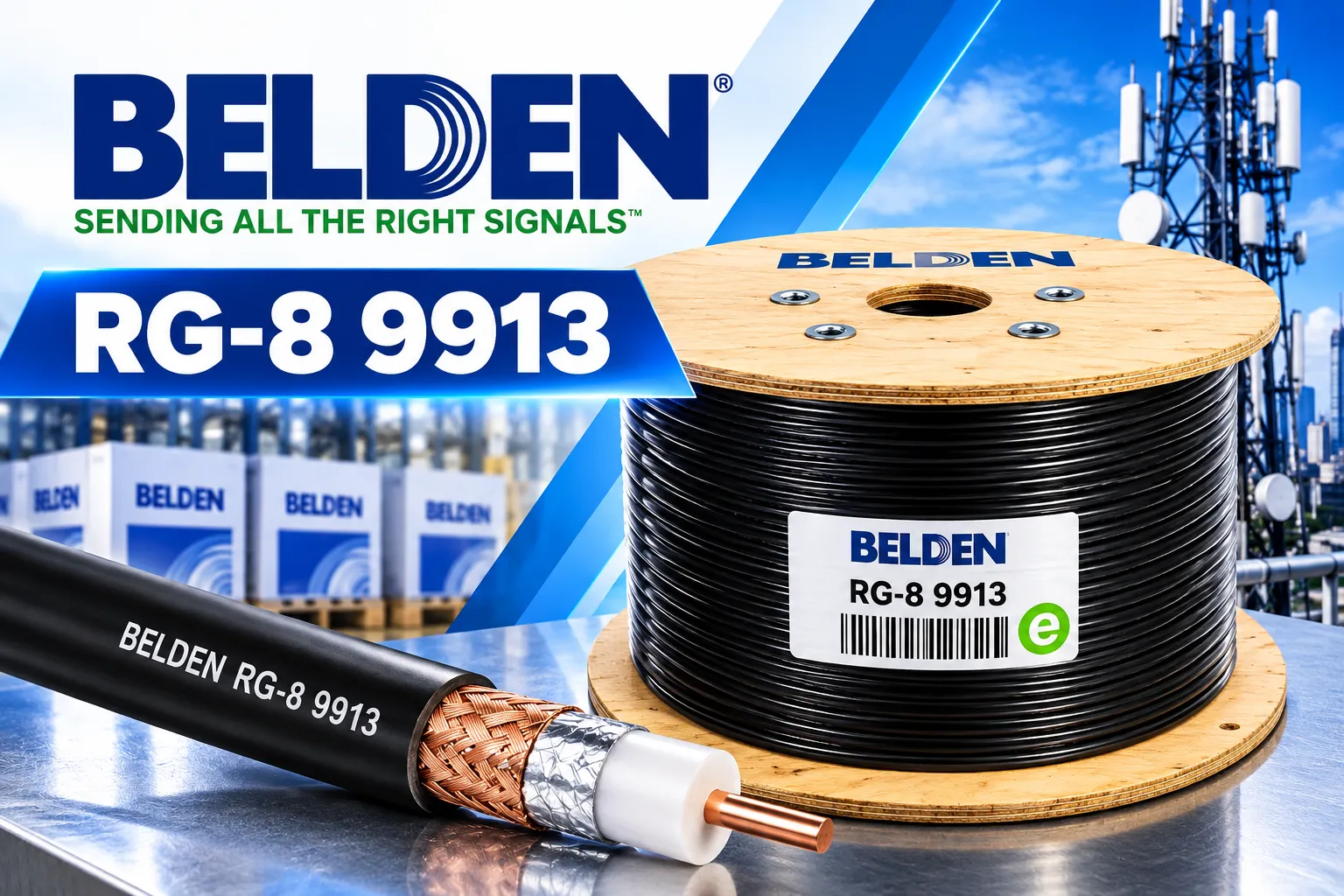 Kabel Belden 9913 RG-8 50 Ohm