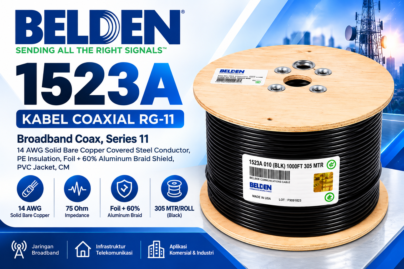 Kabel Belden RG-11 Original