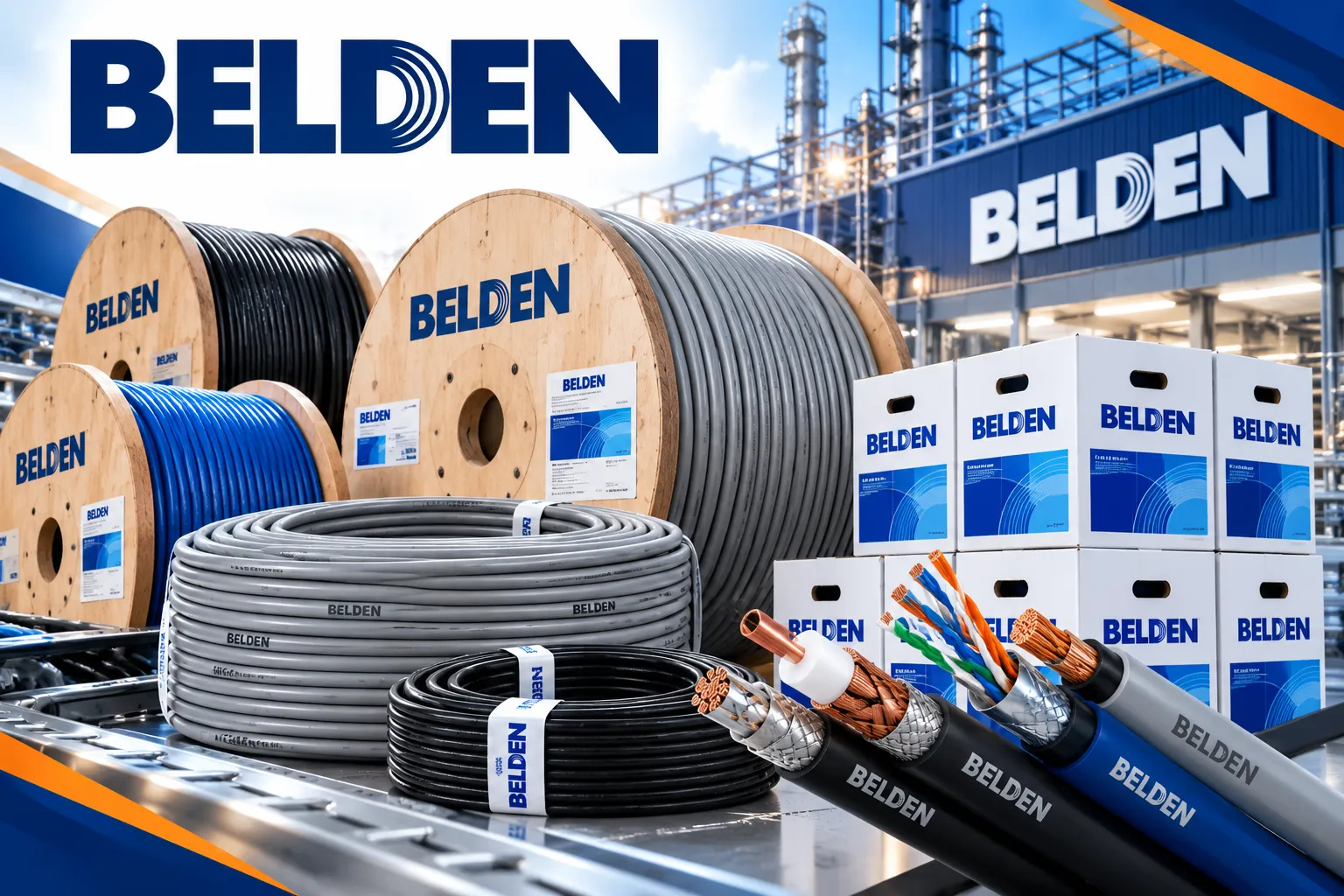 Kabel Belden Cat6 untuk instalasi jaringan LAN