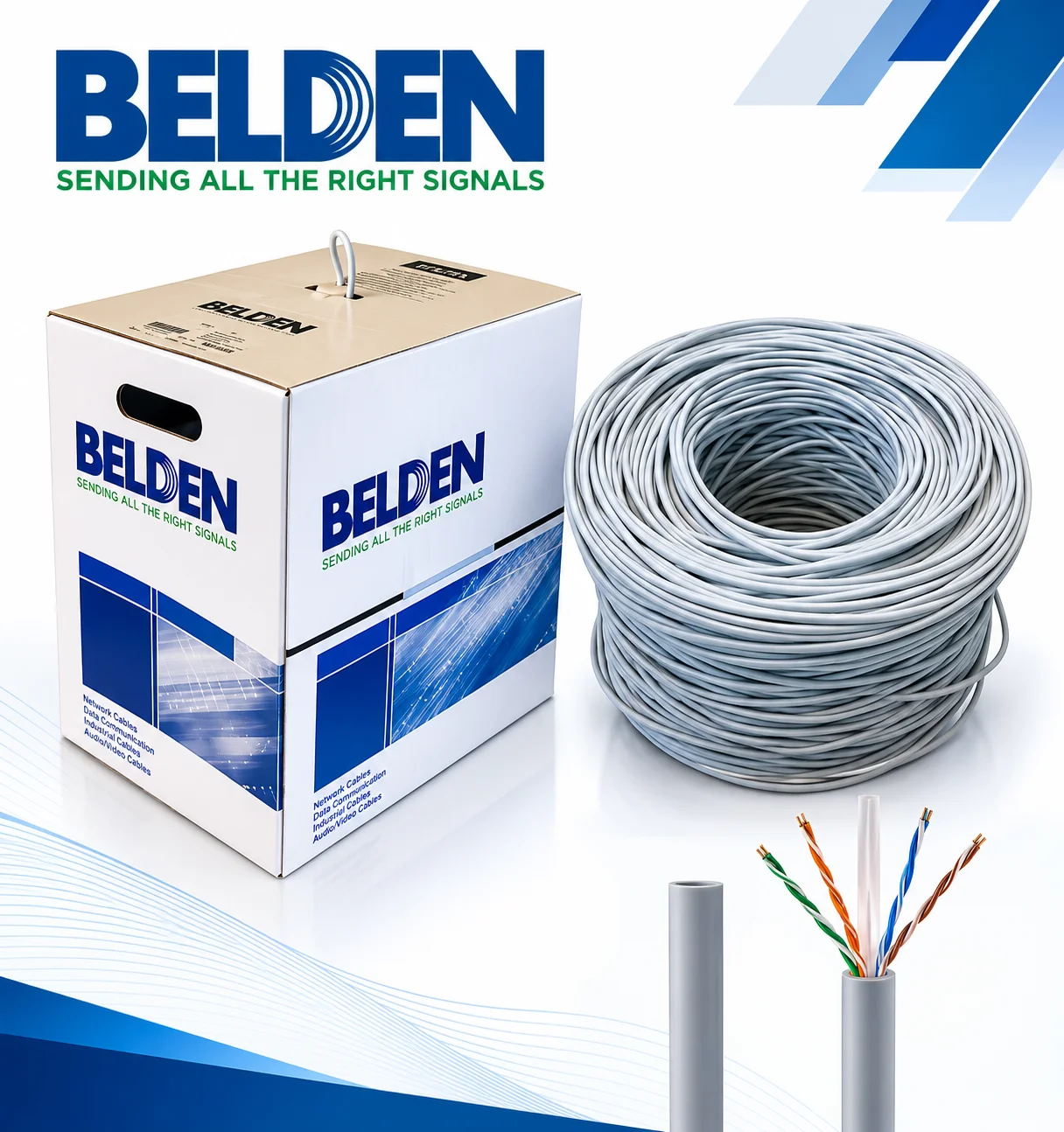 Kabel Belden CAT 6 untuk jaringan LAN
