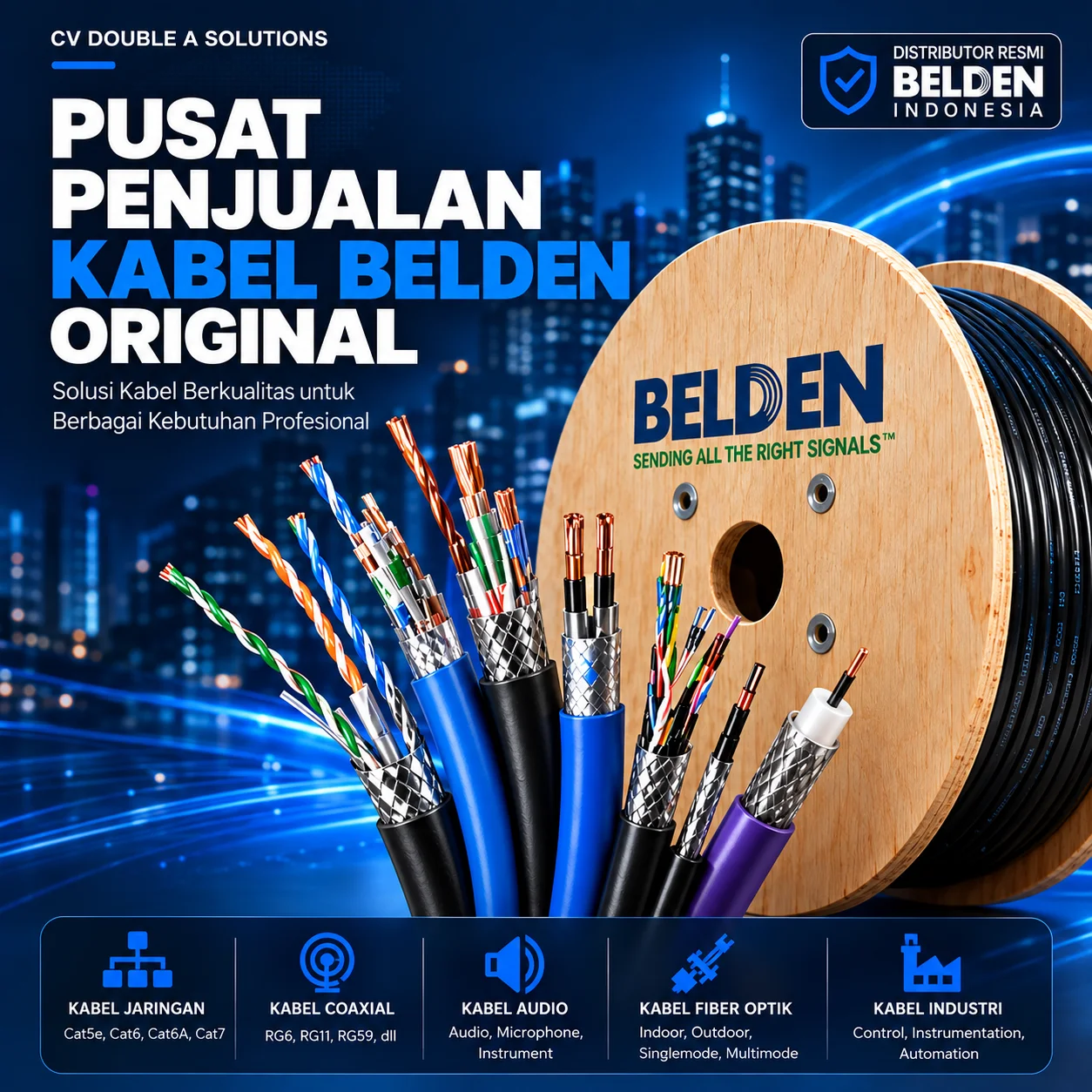 Kabel Belden RS485 untuk komunikasi data