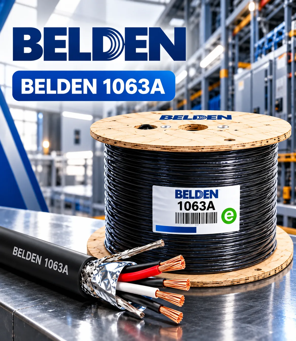 Kabel Belden 1063A Original 2 Pair 18 AWG Shielded