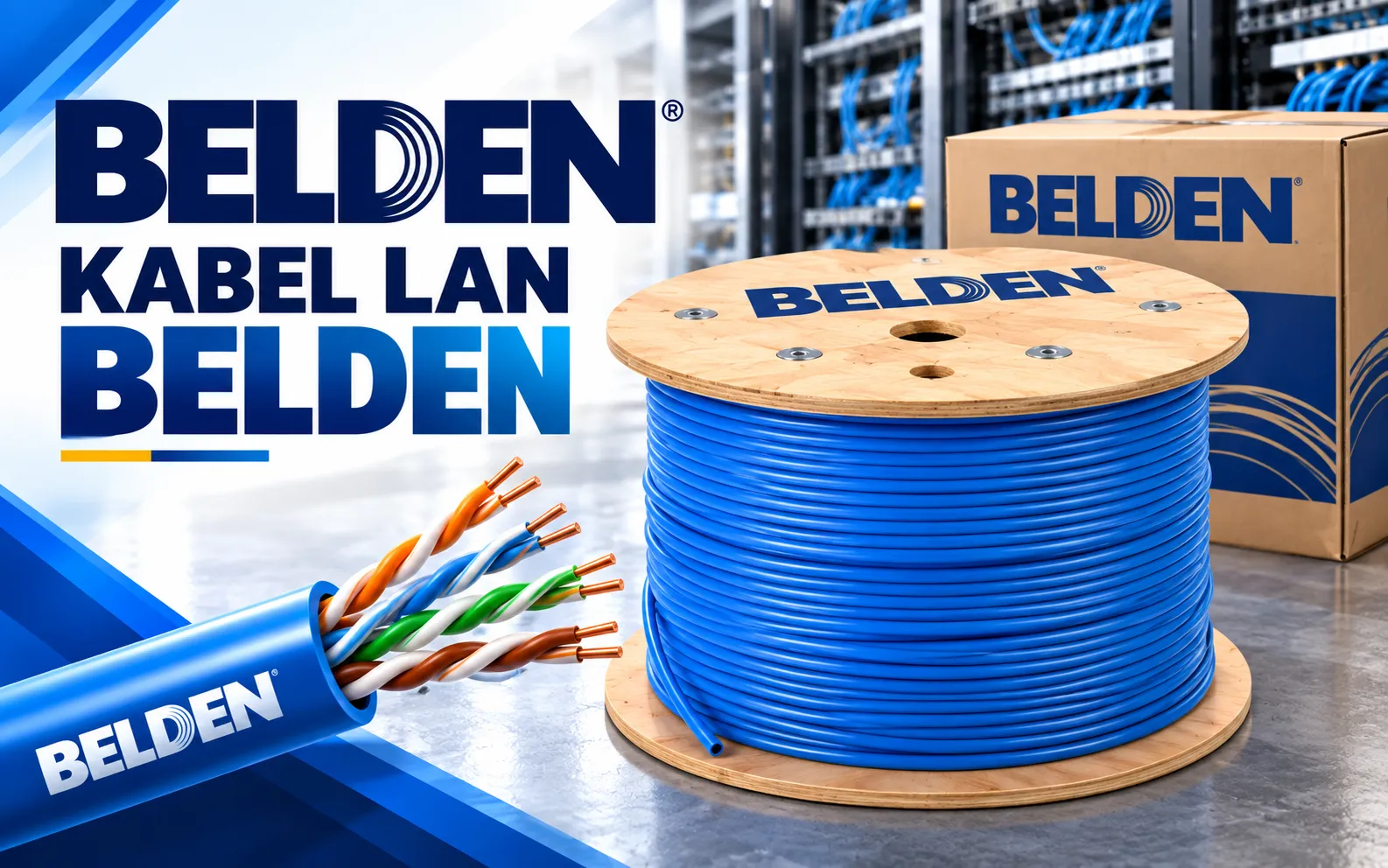 Berbagai jenis Kabel Belden untuk jaringan dan industri