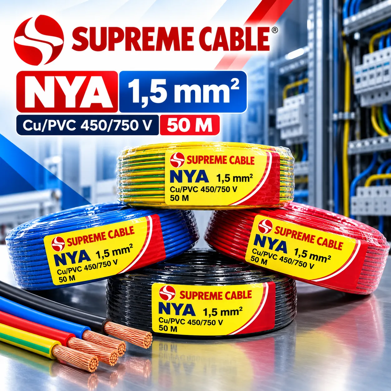 Kabel Supreme untuk instalasi listrik
