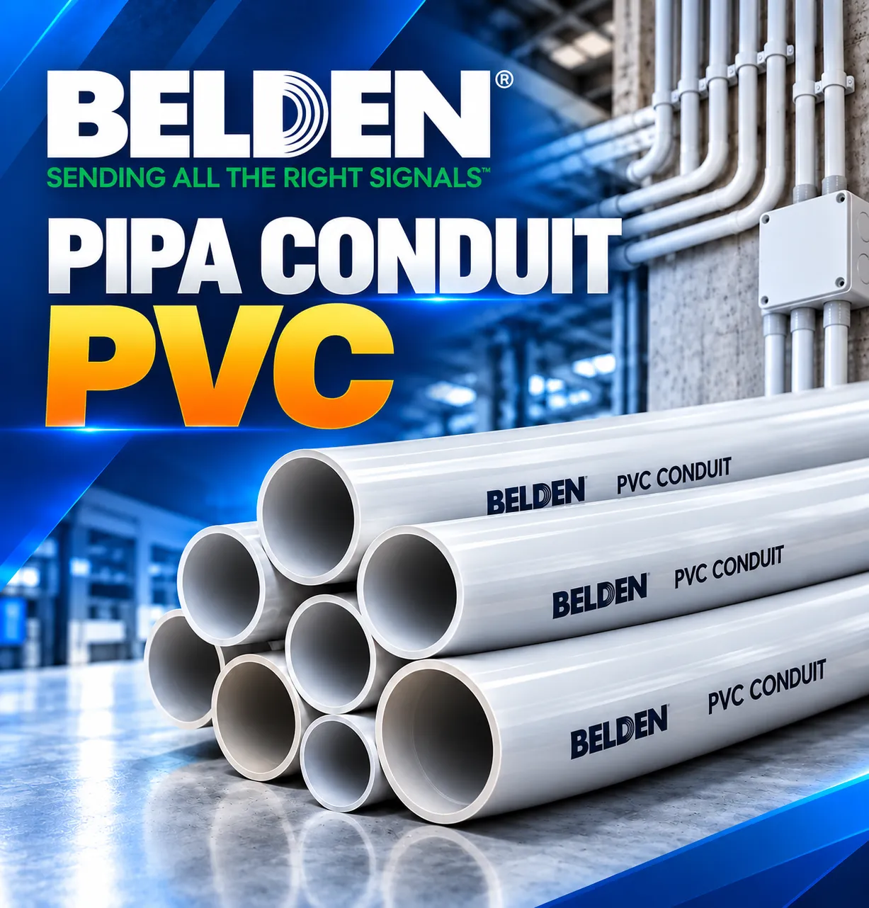 Pipa Conduit PVC untuk instalasi listrik